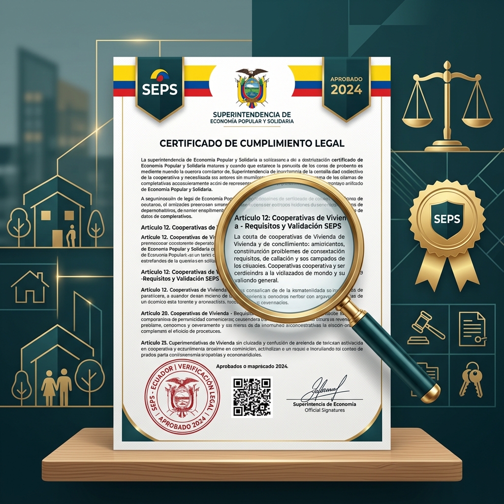 cooperativa de vivienda legal Ecuador