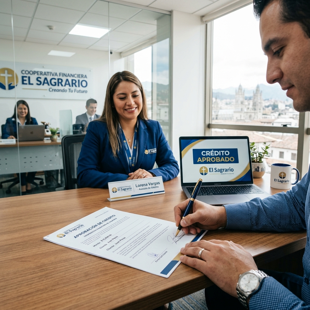 crédito en la Cooperativa El Sagrario