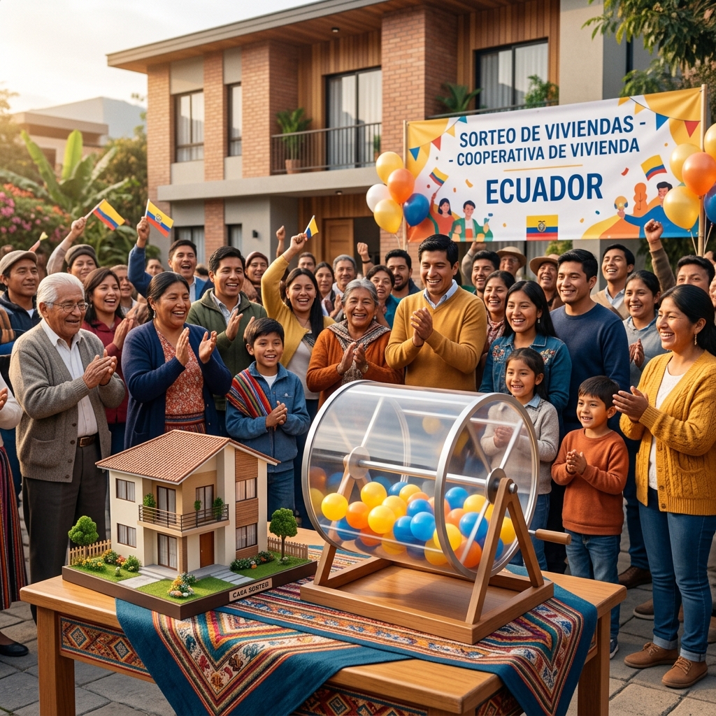 El sorteo de casas en cooperativas de vivienda Ecuador